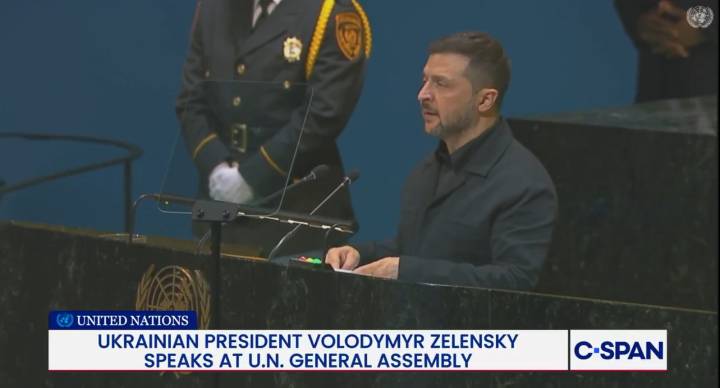 Zelensky Mourns Charlie Kirk and Murdered Ukrainian Refugee During UN Speech