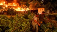 Wildfire scorches historic California gold mining town, burning multiple homes