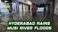 Hyderabad reels under Musi floods, bridges and colonies submerged