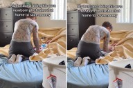 Husband Does Newborn Photoshoot to Save Money, Hysterics at Final Results