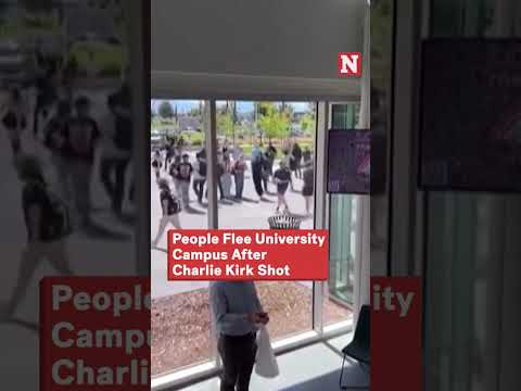 Charlie Kirk Shooting: People Flee Utah Campus