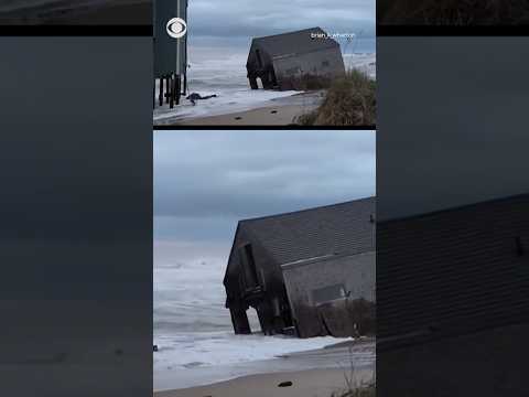 Another home consumed by the sea in North Carolina’s Outer Banks #shorts