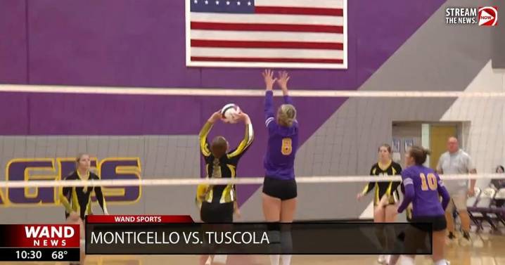 Monticello fights back in three sets to win against Tuscola