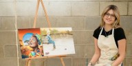 Hannah Schantz fights back against cancer through painting, support