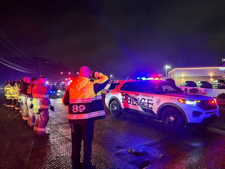 Police procession honors 3 officers killed in York County shooting