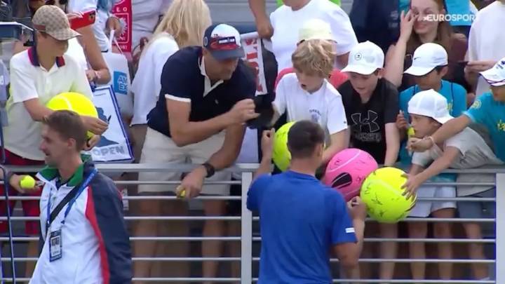 Video viral en el US Open: CEO de importante empresa le arrebató gorra a un niño y desató indignación mundial
