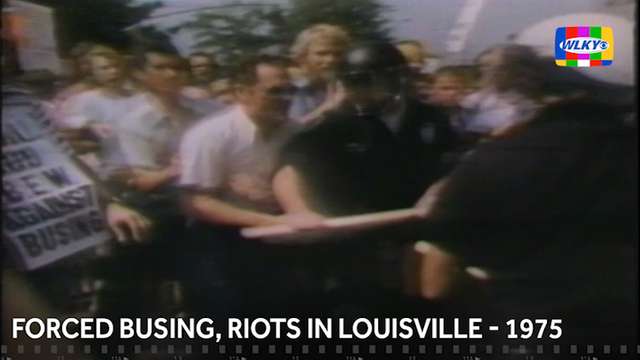 ARCHIVES: Footage shows violence that erupted when busing started in Louisville in 1975