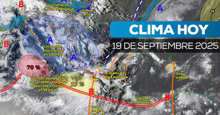 Clima extremo en el país: alerta por lluvias fuertes durante la madrugada este 19 de septiembre