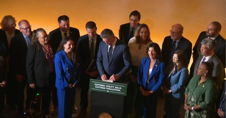Newsom signs sweeping bills on climate, California energy affordability, oil production
