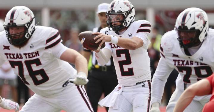No. 17 Texas Tech QB Behren Morton ruled out with injury against No. 16 Utah