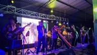 Los Hermanos Jiménez se manifiestan por cancelación de concierto en Apatzingán