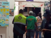 Auxilió PC a mujer con crisis nerviosa