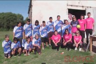 ONG entregó alimentos y equipos de fútbol en barrio Los Berros