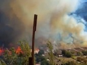 Declaran Alerta Roja para la comuna de Paihuano por incendio forestal cercano a sectores poblados