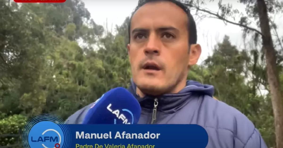 “Mi hija no salió sola del colegio”: padre de Valeria Afanador