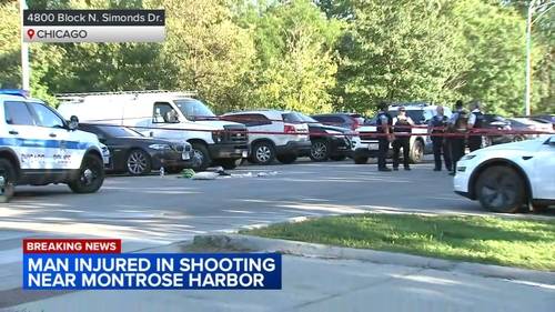 Uptown, Chicago shooting today: Man shot near Montrose Harbor in 4800-block of North Simmons Drive, police department says