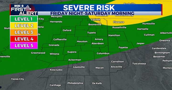 HOT Today, (1/5) Marginal Risk For Severe Storms Tonight