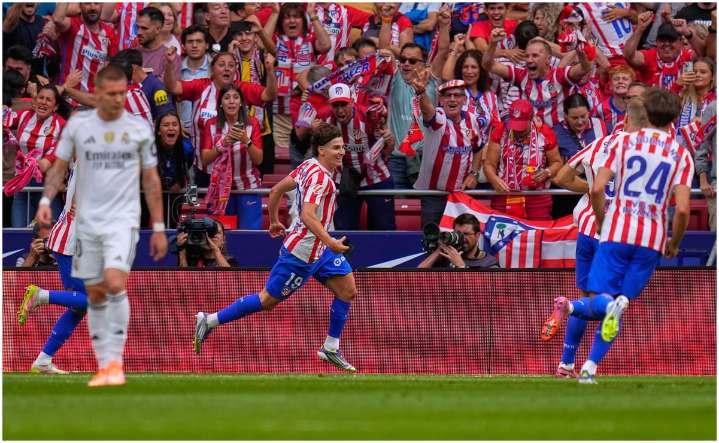 Atlético de Madrid corta la racha triunfal del Real Madrid con una abultada goleada (5