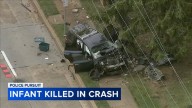 Baby killed in crash after police chase in Wilmington, Delaware; driver in critical condition