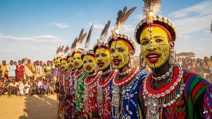 Meet Africa’s Tribe Where Men Compete for Love In A Festival Of Beauty