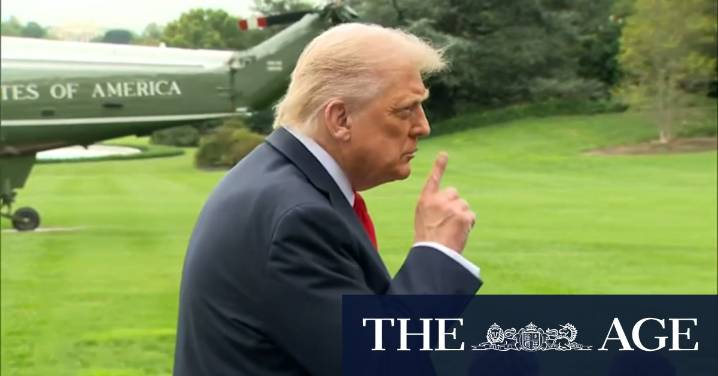 Trump accuses ABC journalist of “hurting Australia”