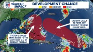 Two tropical systems could form in the Atlantic this week. Could they impact the East Coast?