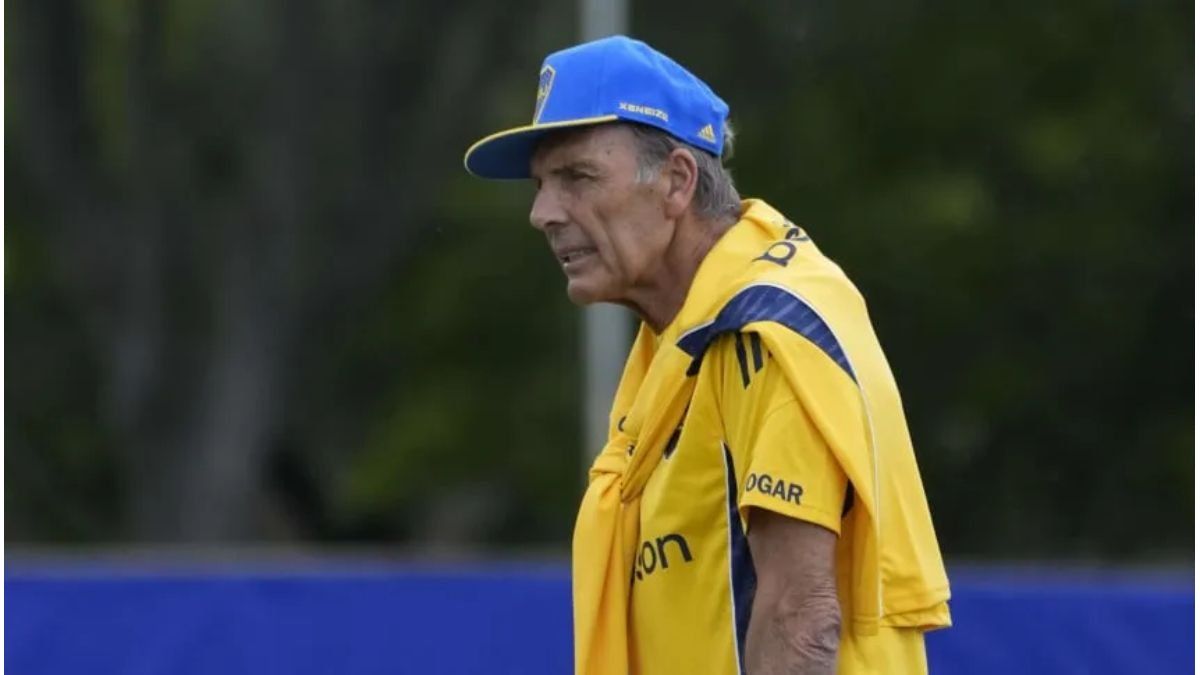 Miguel Ángel Russo volvió a estar presente en el entrenamiento de Boca