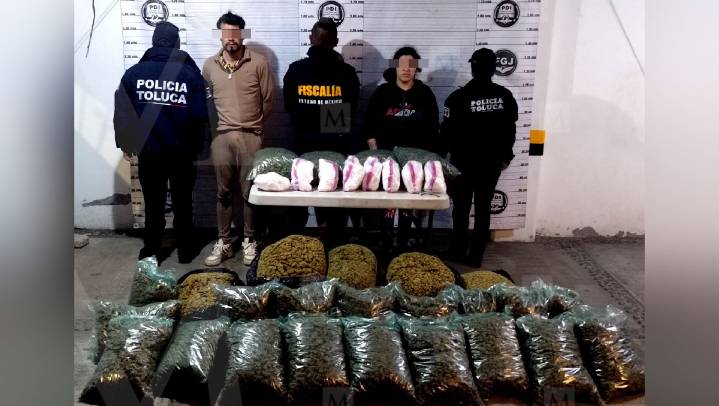 Pareja cae por transportar más de 200 kilos de drogas