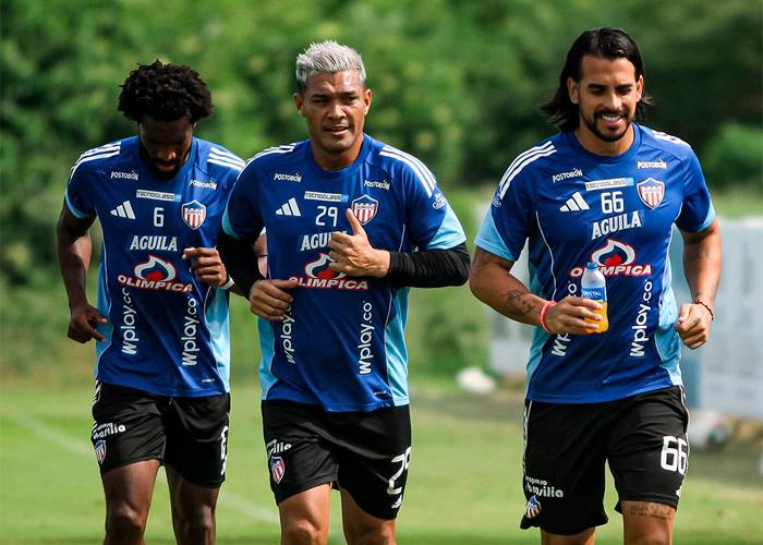 Jefferson Martínez y Guillermo Celis las novedades en la convocatoria del Junior, ausente Guillermo Paiva