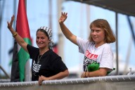 Greta Thunberg's flotilla to Gaza turns back due to stormy conditions
