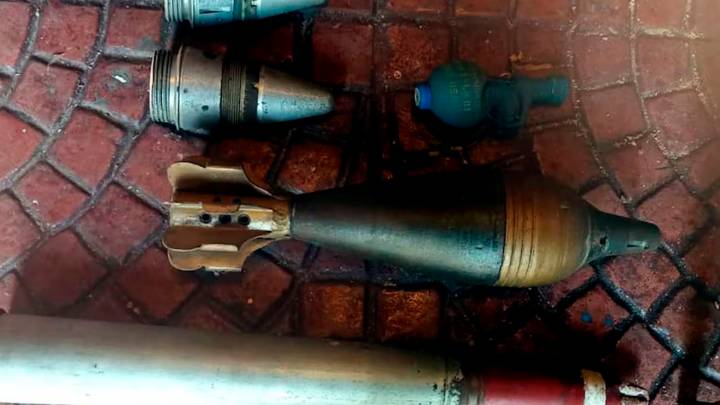 Un arsenal en la casa
