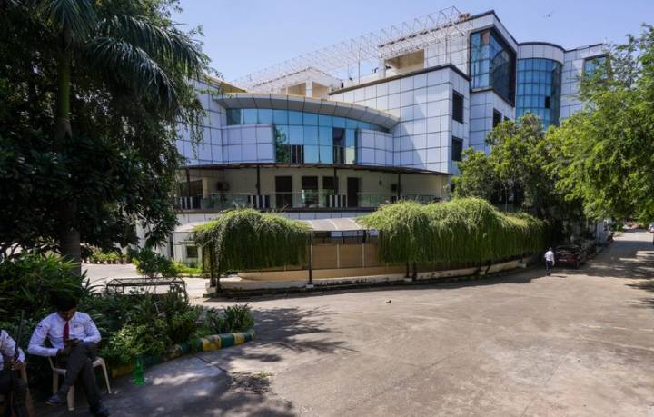 Tense silence at Delhi's Sharada Institute as harassment probe against godman deepens