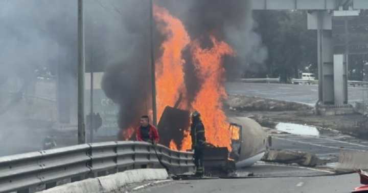 Son 57 los heridos por la explosión de pipa en el Puente de la Concordia; 19 están graves