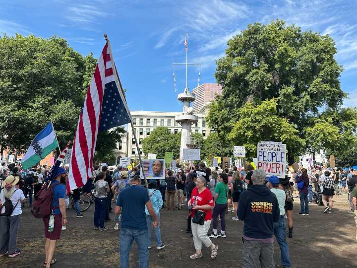 Anti-Trump ‘Workers Over Billionaires’ protests happening in Portland: Live updates