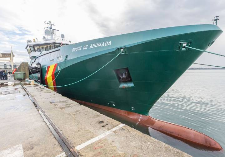La nueva estrella de la flota de la Guardia Civil, valorada en 35 millones, se muestra en Santander