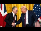 Trump holds bilateral meeting with U.K. prime minister Starmer