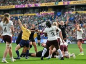 Sorensen-McGee hat-trick as World Cup holders New Zealand thump Ireland