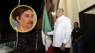 Alcalde confunde a Josefa Ortiz de Domínguez con Jorge Ortiz de Pinedo, durante el Grito