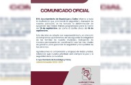 Suspenden grito en Guadalupe y Calvo