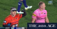 Video: Schneider rattled by brutal hit