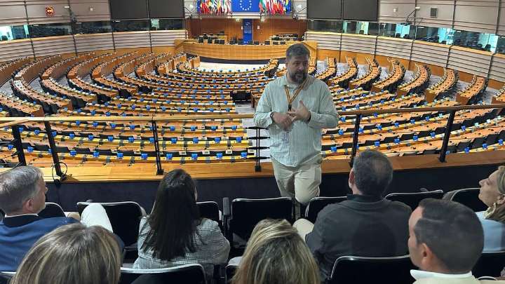 Empresarios de Almendralejo acercan Europa a sus proyectos en una misión a Bruselas y Luxemburgo