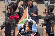 Cardi B throws marker after asked about pregnancy rumors