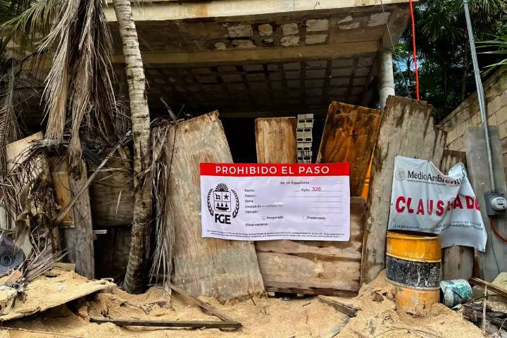 Aseguran desarrollo inmobiliario en Tulum ante presuntos delitos contra el patrimonio y medio ambiente