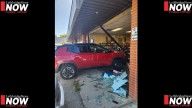 Tickets issued after vehicle drives into Lethbridge store
