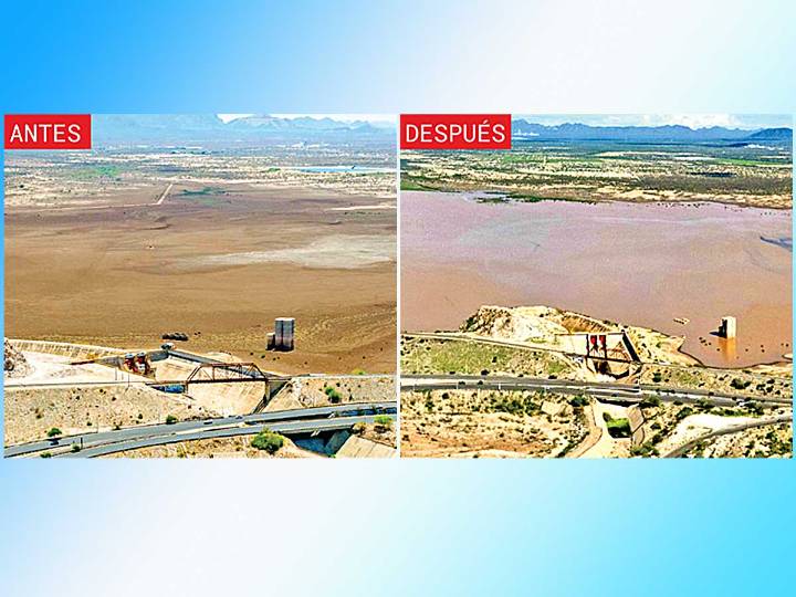Lorena recarga las presas de Sonora