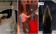 Hijo de edil de Miahuatlán, Veracruz, y novia disparan arma en el Grito