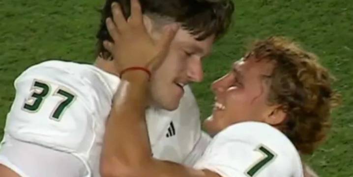 College football star clarifies sexuality after viral 'homoerotic' photo