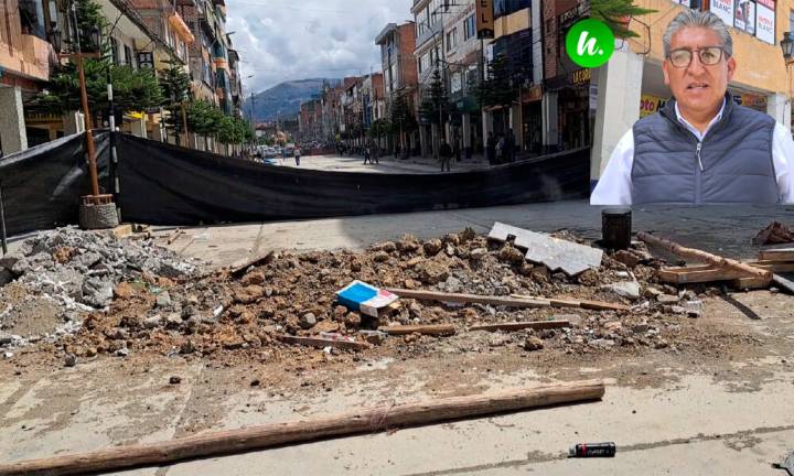 Gerente Municipal defiende obra de la Av. Luzuriaga