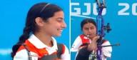 Armless archer stuns: Sheetal Devi, 18, wrests gold with feet and chin at world championship