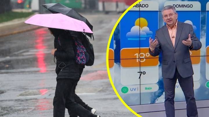 "Superior de lo normal": Jaime Leyton confirma lluvias para la próxima semana en Santiago y la zona centro